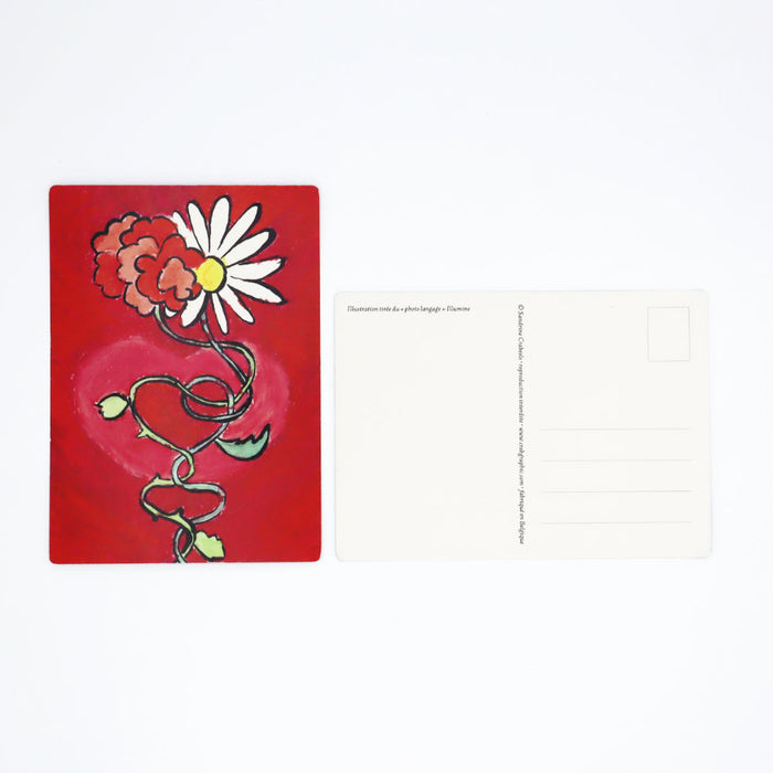 Lot de 3 Cartes Postales Illustrées | Mon cœur, quand tu nous tiens