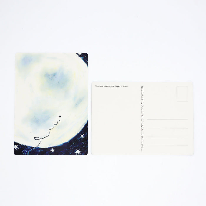 Lot de 3 Cartes Postales Illustrées | Mon cœur, quand tu nous tiens